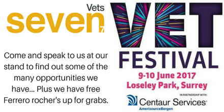 James_vpss's tweet photo. Hope to see you all this weekend at the #VetFestival! #SevenVets #Vacancies #RVN's #Surgeons https://t.co/stCjGkVCZy