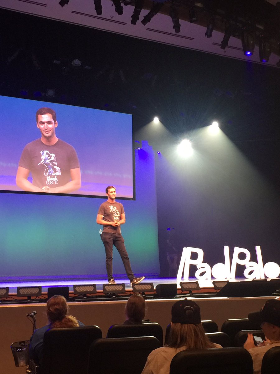 Minds like parachutes, they only work when they are open...yes!!! <a href="/JasonSilva/">Jason Silva</a> #iplza17