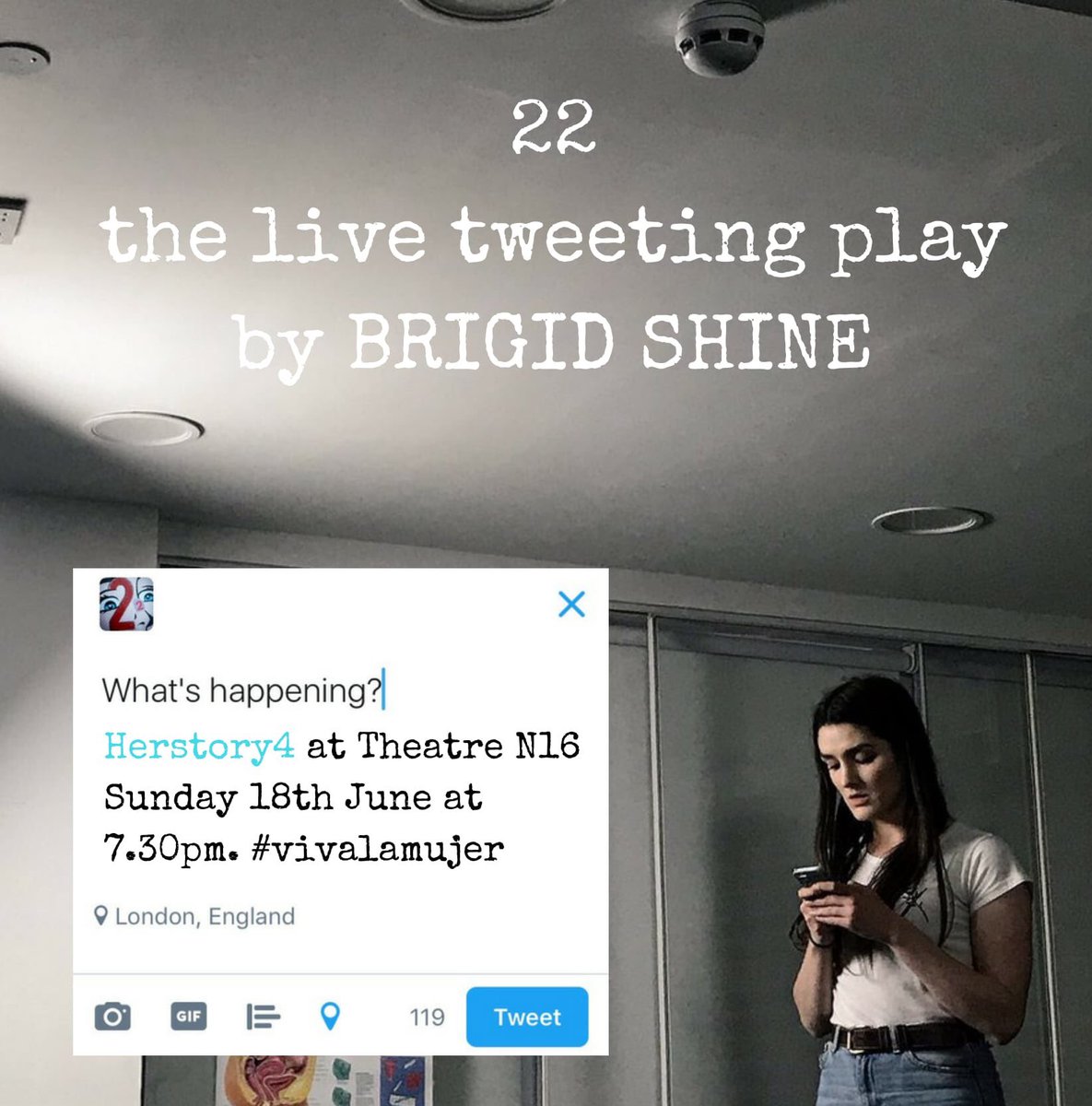 TheatreBru's tweet photo. Catch us at @TheatreN16 in @HerstoryFTF on Sunday 18th June from 7.30pm. This lineup is gonna be so HOT.🔥Tickets:

https://t.co/l4X1T8gVJJ https://t.co/IJHcS3klGQ
