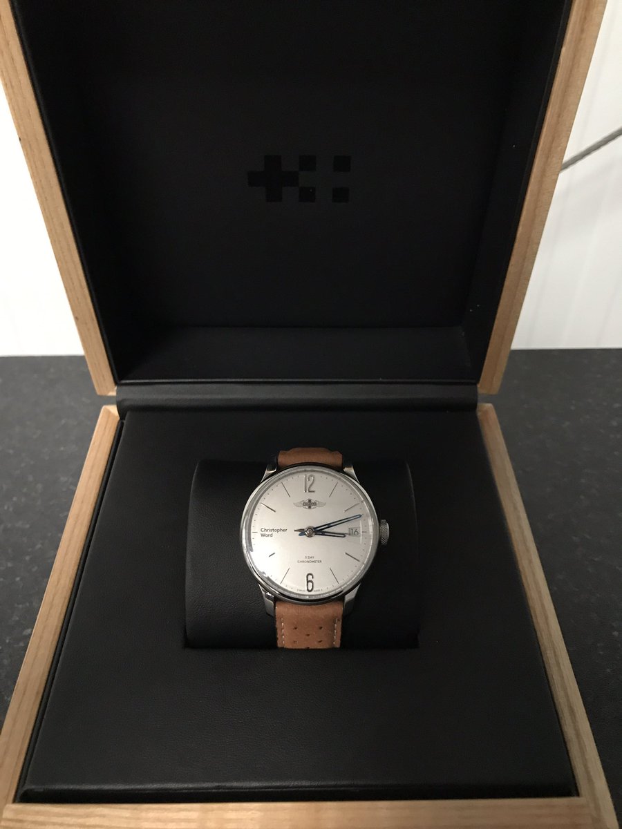 We are very excited about the new Christopher Ward + Morgan watch range.