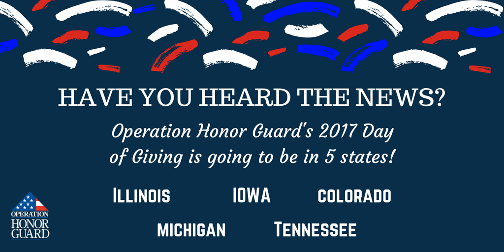 honorvets's tweet photo. Have you heard the great news? #dayofgiving2017 #dressthemall #illinois #colorado #michigan #tennessee #welnesswednesday #wednesdaywisdom https://t.co/3txveFzavh