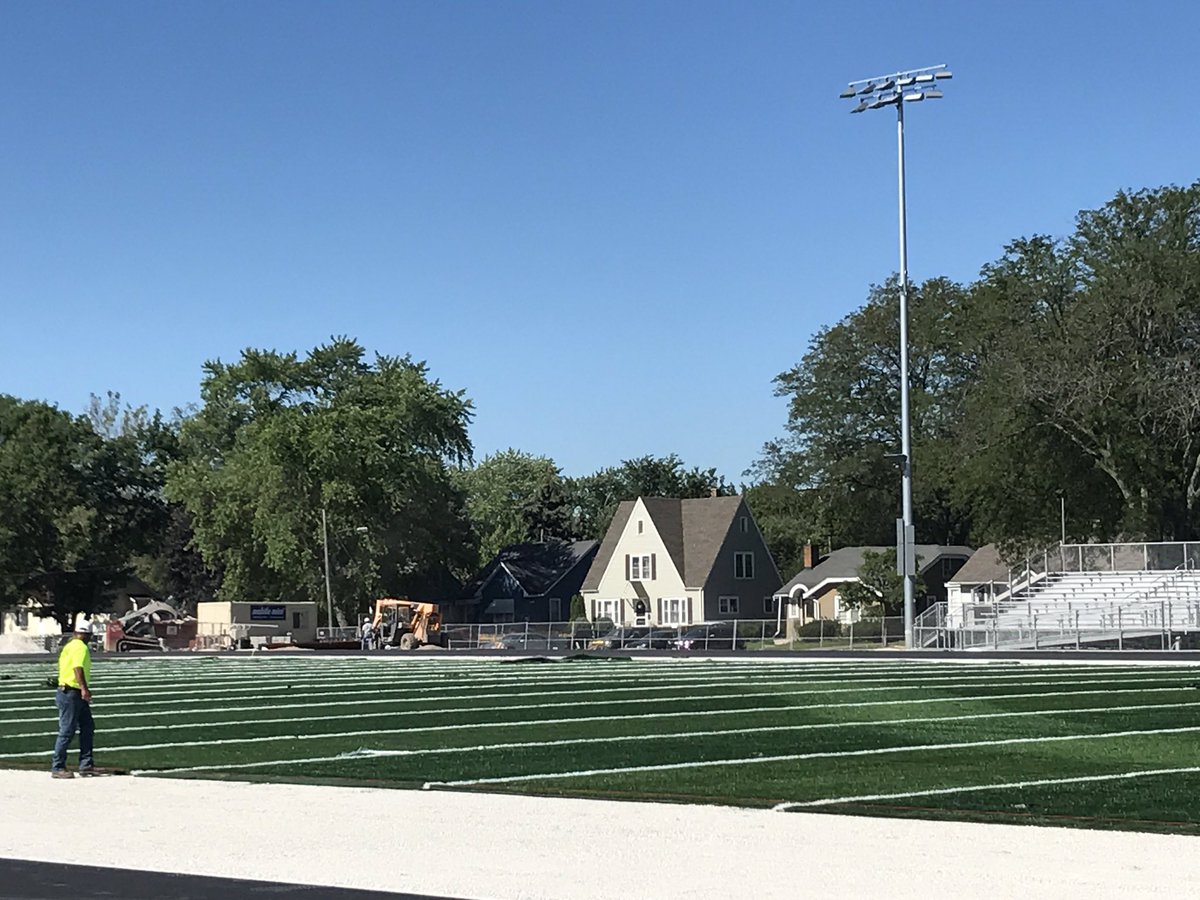 EATomcats's tweet photo. We have turf being laid on the stadium........who's ready for next football and soccer season?! #TOMCATPRIDE #newstadium https://t.co/g4yvLS0PcM