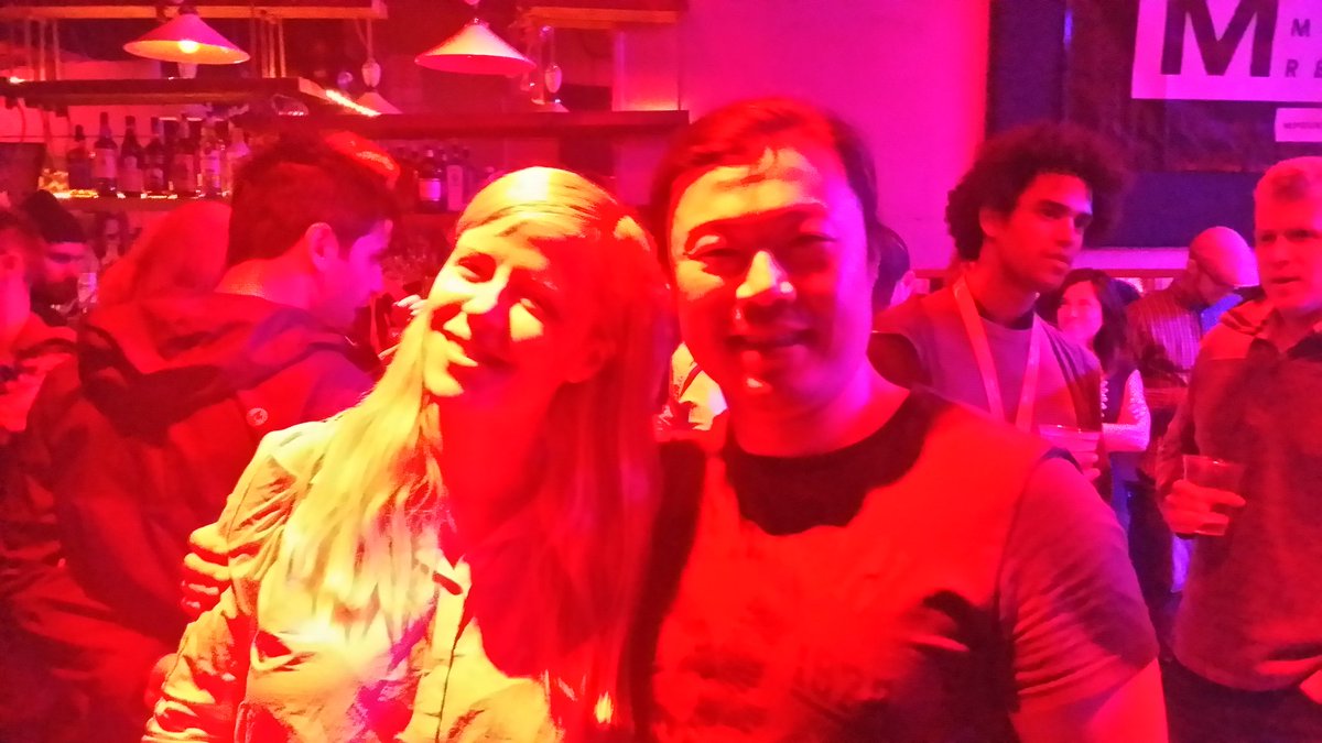 DiapentePlayer's tweet photo. Amazing night of music @teamsneakattack Speakeasy: Music + Tech Mixer. @AmberArcades was fantastic! #live #music https://t.co/VbMAED4PfQ