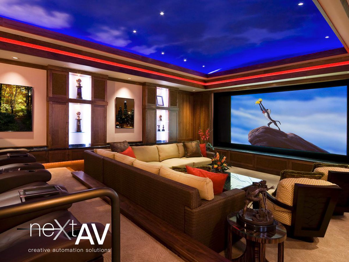 nextAVSolutions's tweet image. Home Theatre & Media Rooms
- Cinema Room Acoustics
- Picture and screen considerations
- Audio considerations
- Cinema equipment