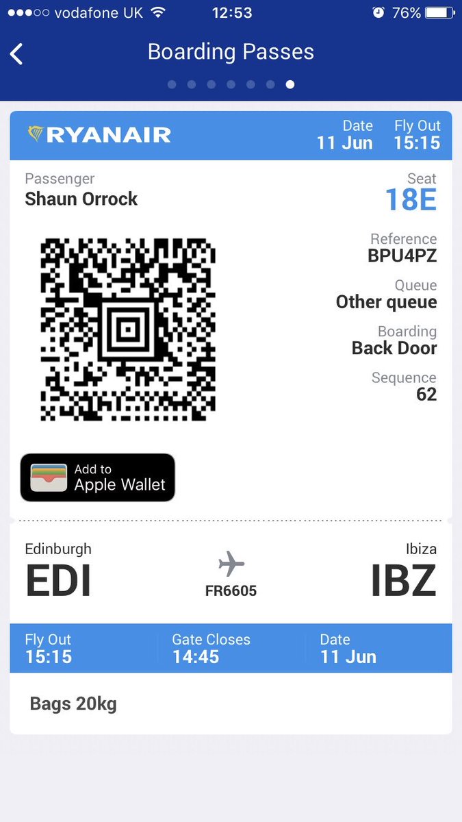 ryanair add 20kg bag