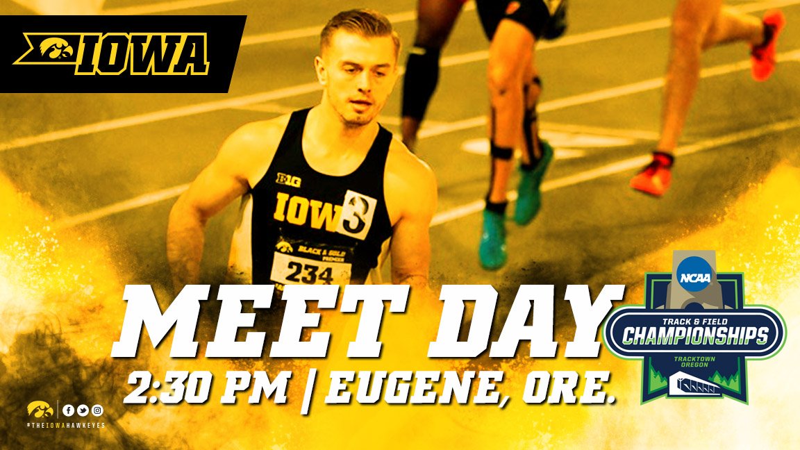 IowaXC_TF's tweet image. Day 1 of the NCAA Championships is today! Will Dougherty begins the decathlon at 2:30 p.m. (CT) with the 100m dash! #ClimbTheMountain
