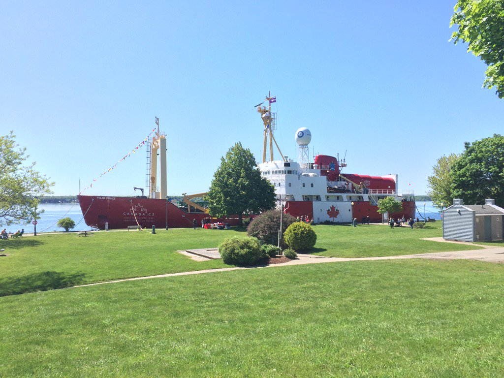 CDeplaedt's tweet photo. Welcome C3 to Brockville! Happy 150th Birthday Canada! https://t.co/NC28nLzDPh