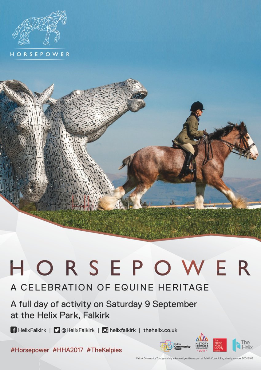 Have you heard ? We have a fantastic event coming up in September ! #Horsepower #HHA2017 #TheKelpies