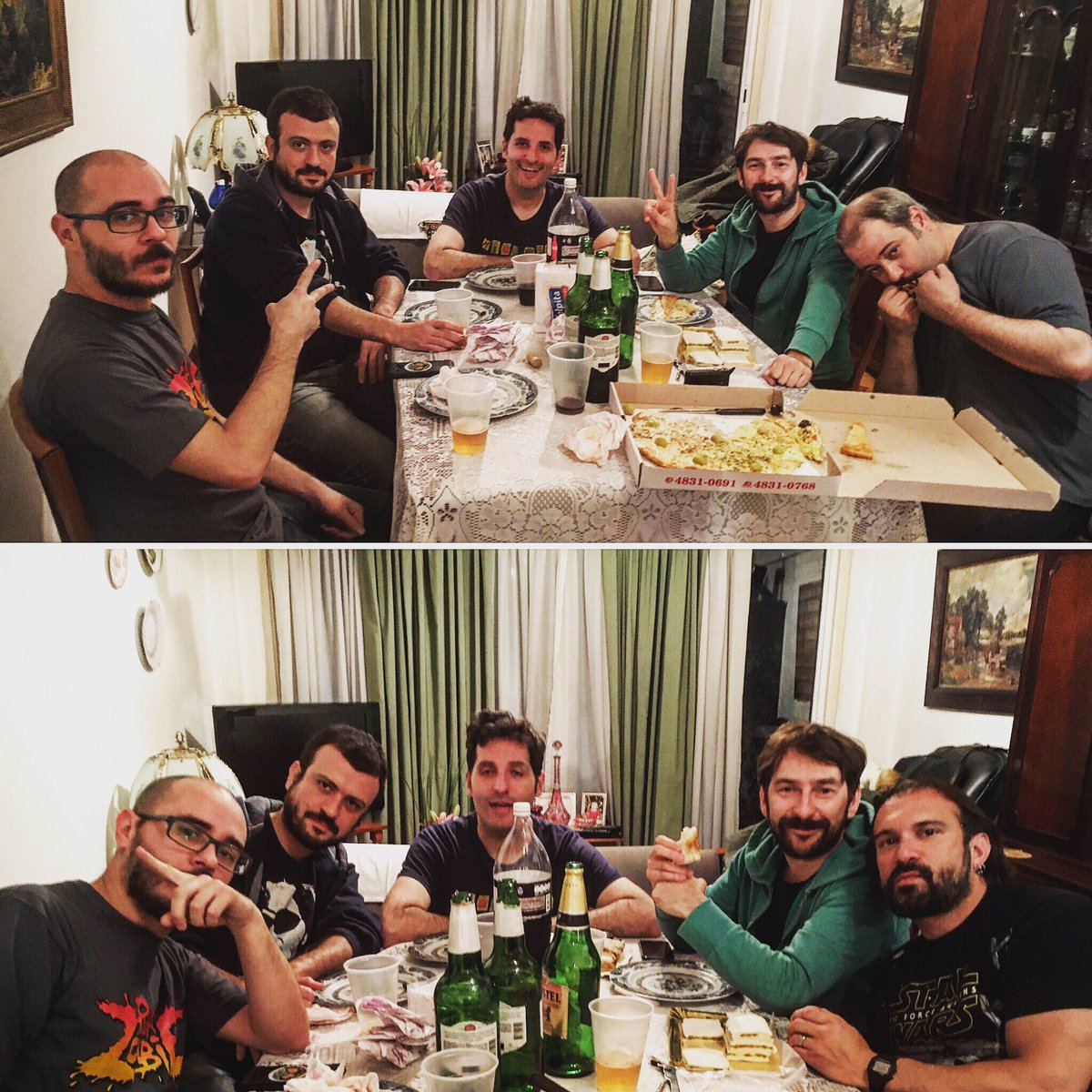 PlagaZombie4's tweet photo. Table of @PlagaZombie Legends @SEBASTIANBERTA @hsaez @Ben_Tolosa @PabloPares @WalterArgento @WalterCornas @PromoteHorror @GoreHorCom #zombie https://t.co/DnS659C76s