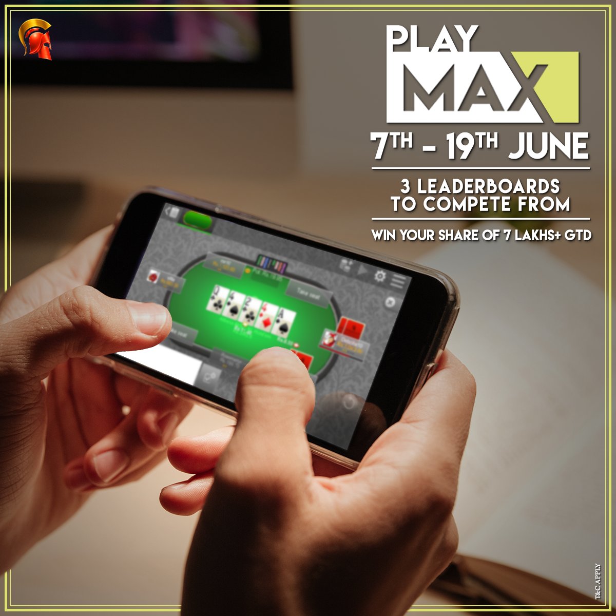 Spartan_Poker's tweet image. Everyone loves to get rewarded more. So, play more and win more at #TheSpartanPoker. It’s time to #PlayMax! Visit: bit.ly/PlayMaxSP