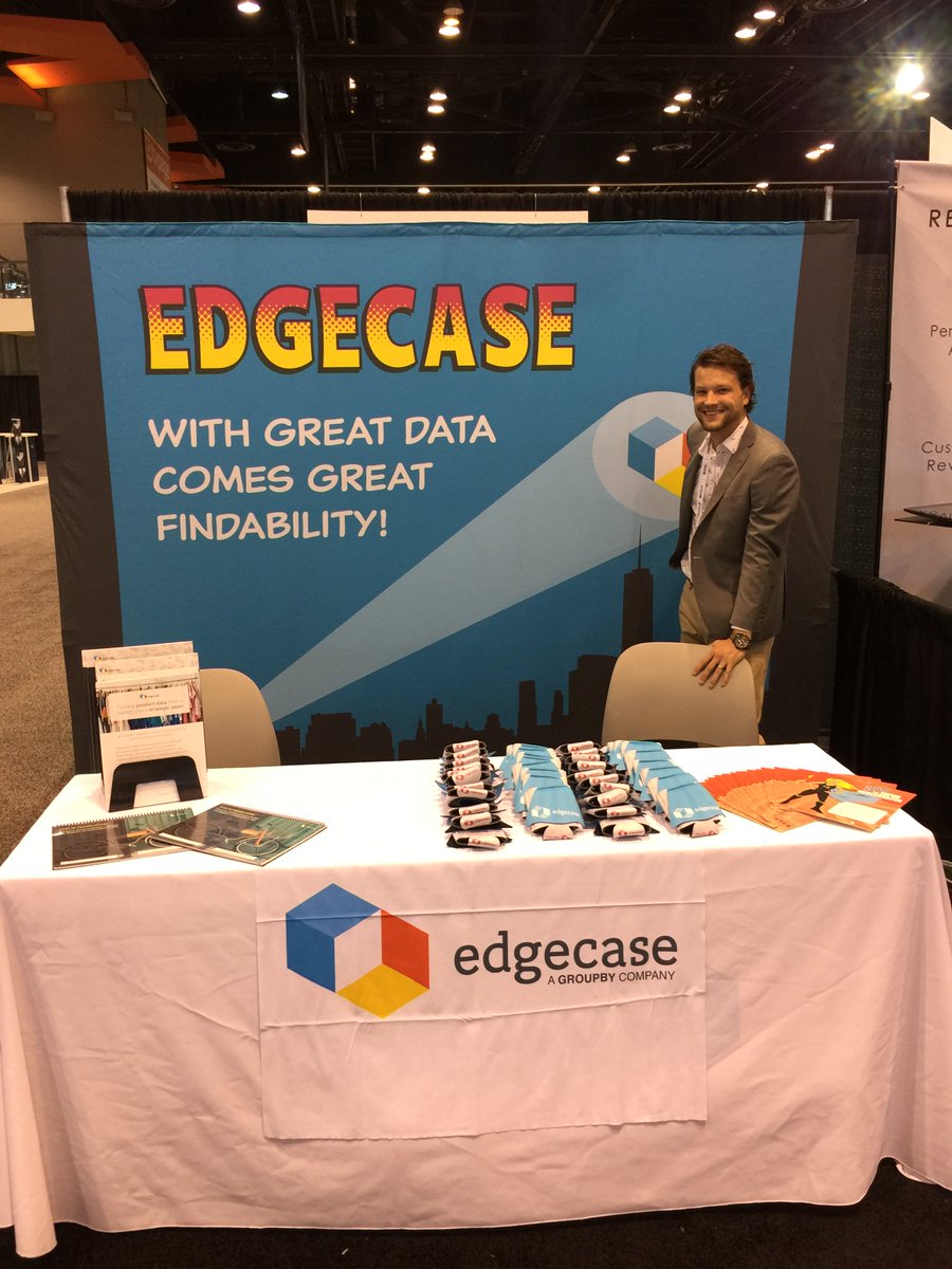 IAmAnEdgecase's tweet photo. Swing by booth 1840 and see the new, Edgecase, A @GroupByInc Company on the floor at #IRCE17! https://t.co/2YOtl4BNsz
