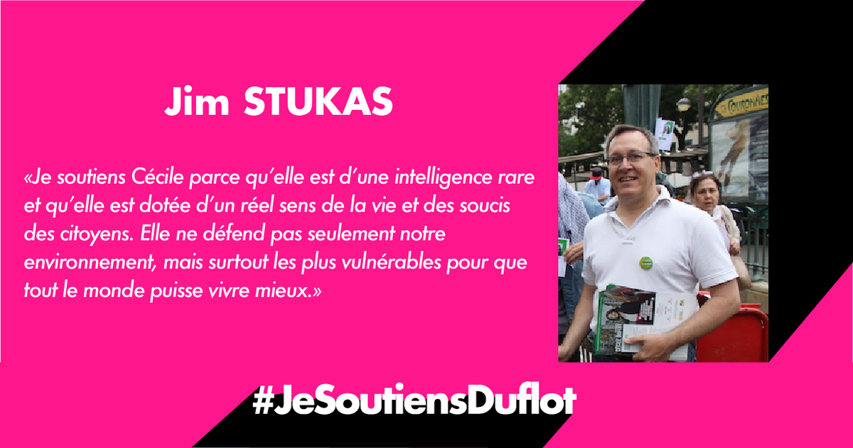 AvecDuflot's tweet photo. Merci à @JimNotGene pour son soutien. Continuons à défendre notre environnement et à lutter contre l'exclusion. #JeSoutiensDuflot #Circo7506 https://t.co/YcUjrBnOBA