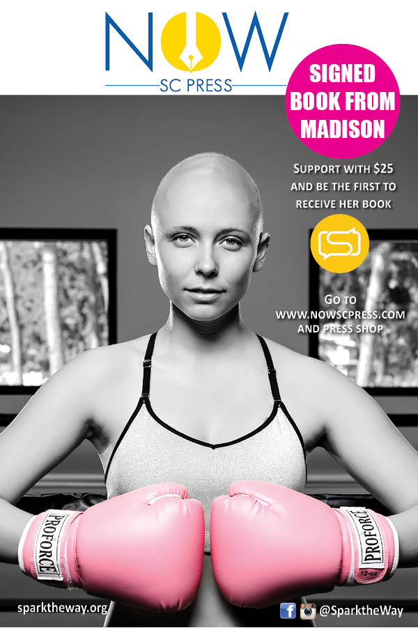 NellerzNutella's tweet photo. Madison has a story to tell about how cancer changed her life and I can't wait to read her book when its published! #sparktheway #nowscpress https://t.co/n2dK7AHSnK