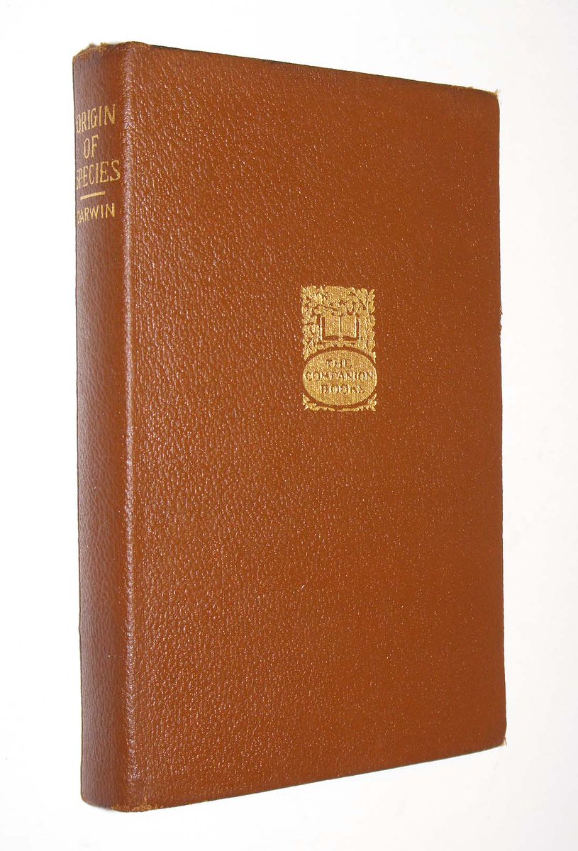 ChagrinBooks's tweet image. Origin of Species Charles #Darwin #Evolution 1918 Hurst Companion Series in DJ #darwinevolution #biology ebay.com/itm/3719749821…