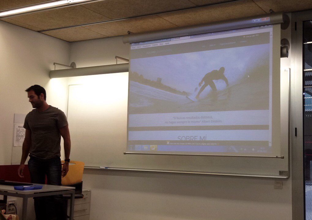 EduardJaumandr1's tweet image. Presentación de mi página web #mktdupf17 #upf by @martapardotomas