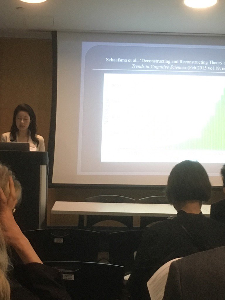 ProfAECook's tweet photo. Sowon park on neuroscience of theory of mind. @CogHum2017 #coghum2017 https://t.co/lnSVUqdMTy