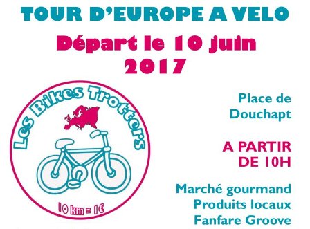 France_SEP's tweet photo. Samedi départ de #Douchapt pour 13000 km à vélo contre la #scléroseenplaques. Allez fêter le départ ! https://t.co/eeDCqiY4An #Dordogne https://t.co/DJdGHw2hom