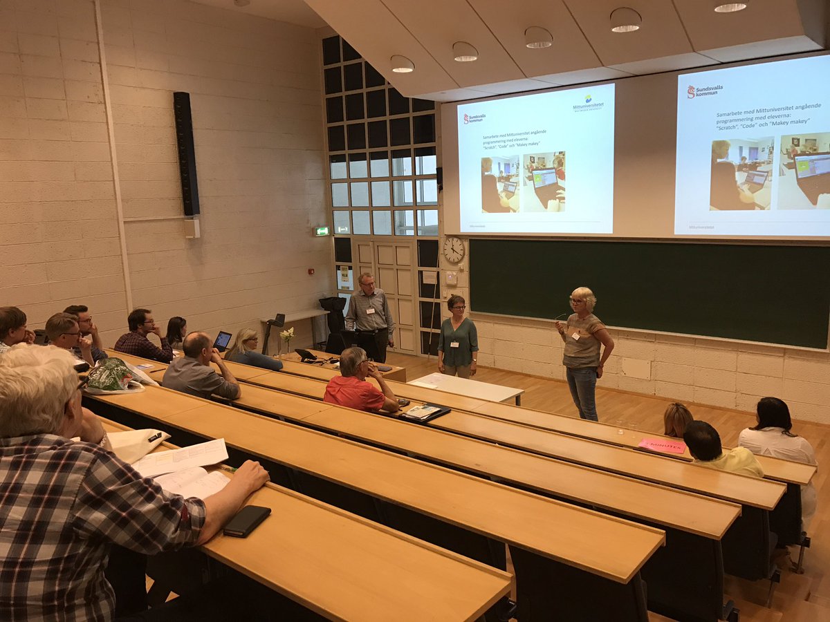 HelenLindmark's tweet image. Ljustadalens lärare föreläsar på Norwegian  University IF Science and Technology ntnu.edu/nfsun2017