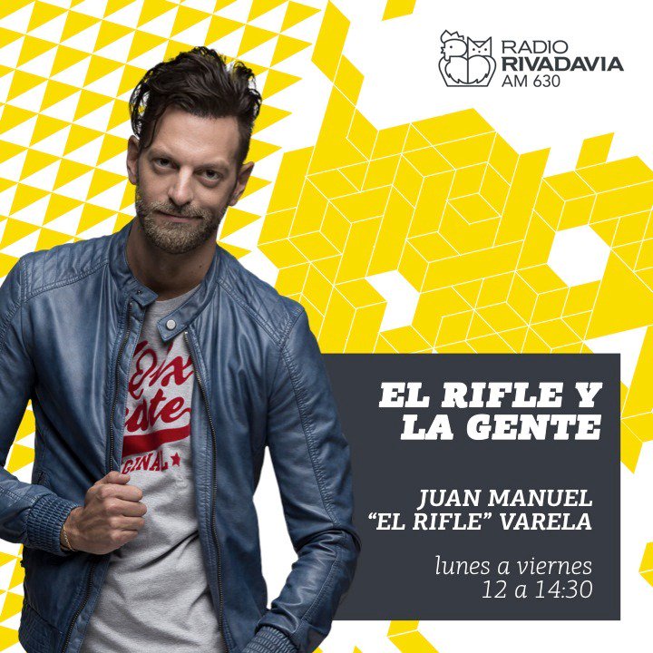 elrifleylagente's tweet photo. #Paralaaa | En minutos llega #elrifleylagente a radio @Rivadavia630 @riflevarela @taricoariel @Josebianco10 @ALERUBIO_ @EmiBonyo https://t.co/i896gjQRZk