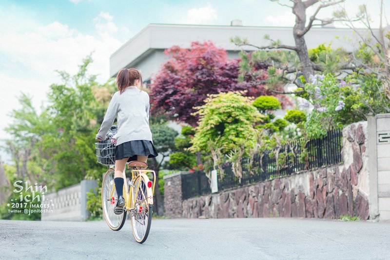 自転車 女子