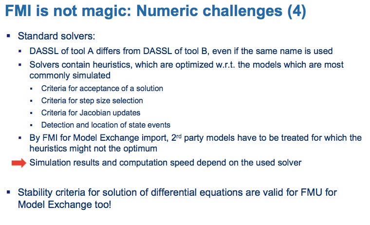 FMI_Info's tweet photo. "FMI is great - but not Magic" presentation from FMI User meeting in Prague by QTronic and @SimulationX https://t.co/LDPwi06OBh https://t.co/fMD0lOwlZD