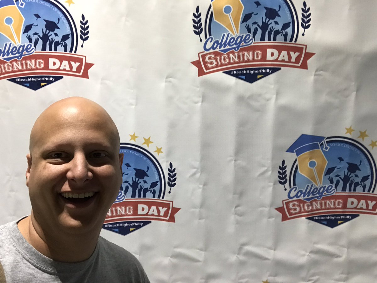 ReachHigher's tweet photo. We are here at the #ReachHigherPhilly #CollegeSigningDay. Tweets and pics coming your way! https://t.co/rZ3zldggNv