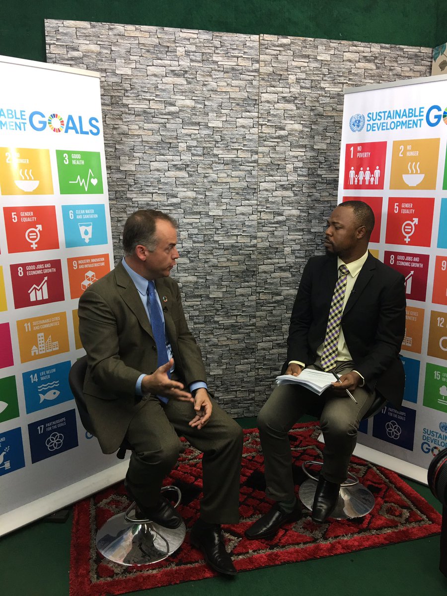 SDGaction's tweet photo. @SDGaction Director @mtoomeyUN speaks to @Agenda2030TV @ossap_sdgs @Adejoke_O_A https://t.co/VxISRqTgsb