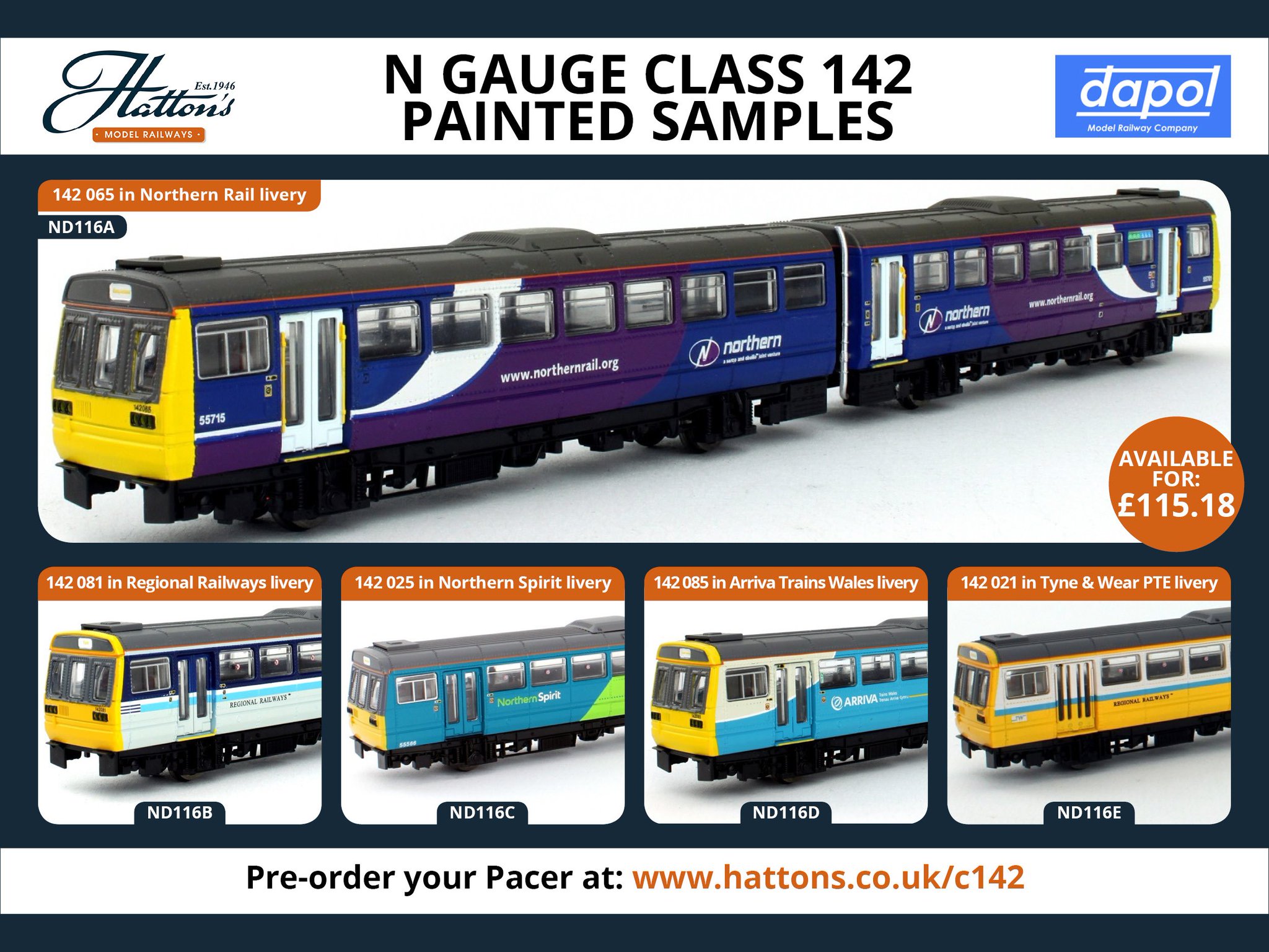 Hatton's Model Railways on Twitter "Dapol recently showed off painted