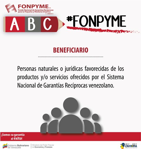 FONPYME_VE's tweet photo. #ABC #FONPYME “Beneficiario”. https://t.co/S2sNXLH4Xj