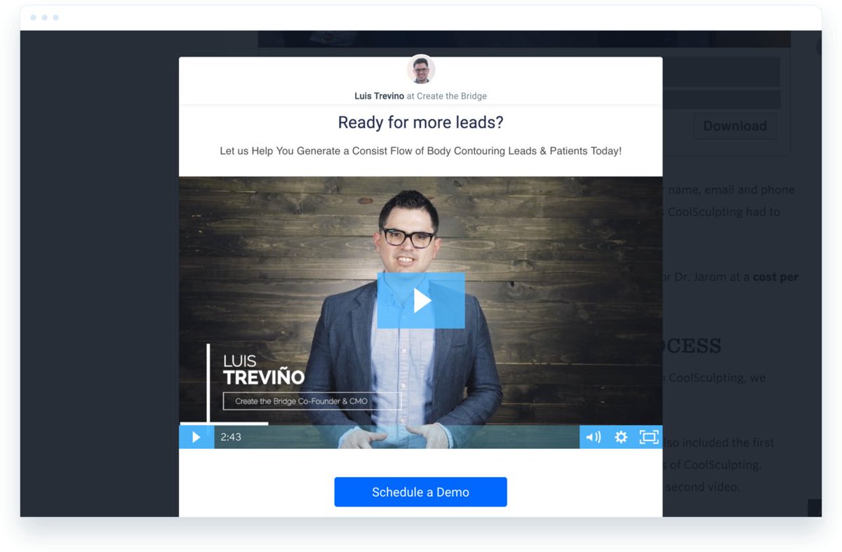 convertflow's tweet photo. @CreateTheBridge definitely understands how to use their website like a marketing platform to engage their visito... https://t.co/cNMW3upzyc https://t.co/hT9fhC2jNk