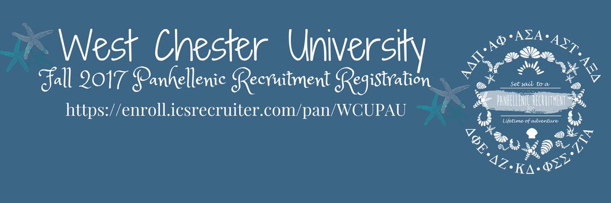WCU_Panhellenic's tweet photo. Help us promote fall recruitment by making one of these your Twitter banner!!! 💘🐚 https://t.co/TZvDVLyeh9