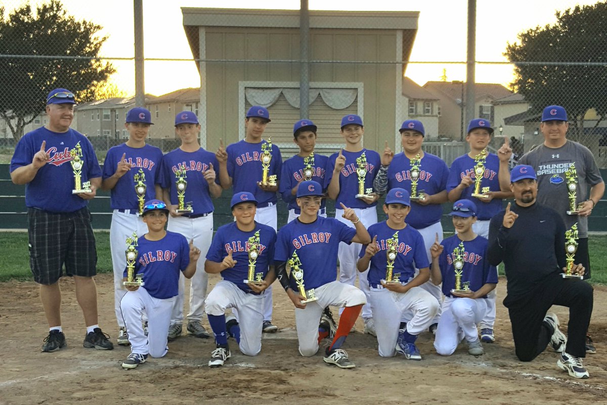 gilroyll's tweet image. Boys Jr Champions Cubs