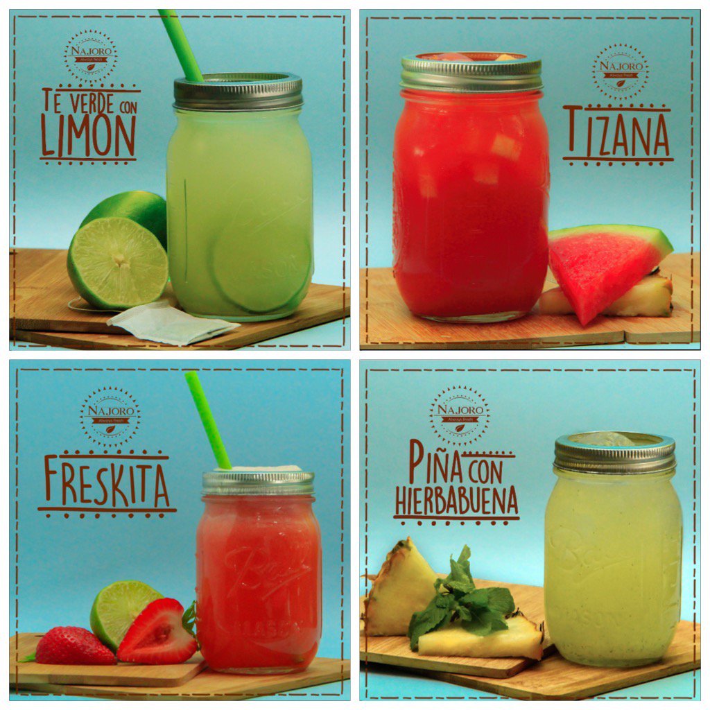 najorofresh's tweet photo. Queridos #najorolovers toca estar hidratados ante esta #oladecalor......En #najoro tenemos nuestras #aguasfrescas! https://t.co/zhaT6vBi8r