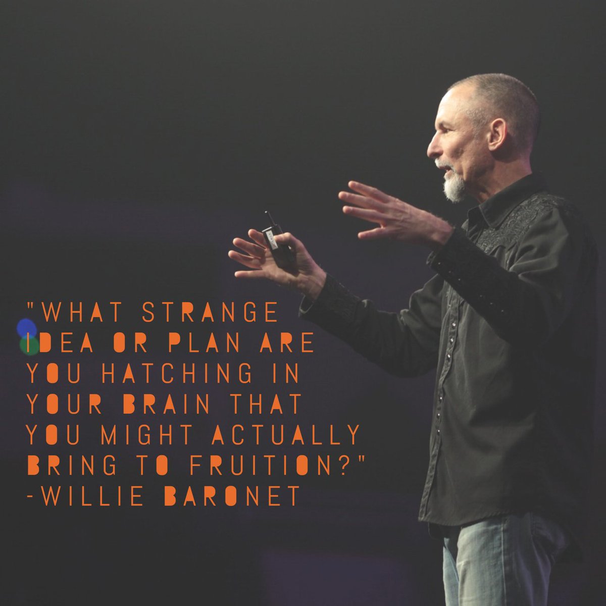 CatalystU2020's tweet photo. Shout out to @williebaronet for this dose of #WednesdayWisdom. What big idea are you ready to push to the NEXT step? #CatalystU2017 https://t.co/179HBa1BIt
