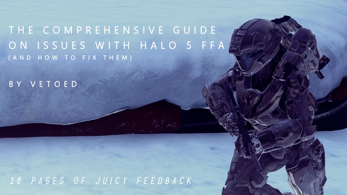 I've condensed ALL the feedback I have on H5 FFA in a single doc. Final one I do on the topic. It's in-depth

Read: docs.google.com/document/d/1U1…