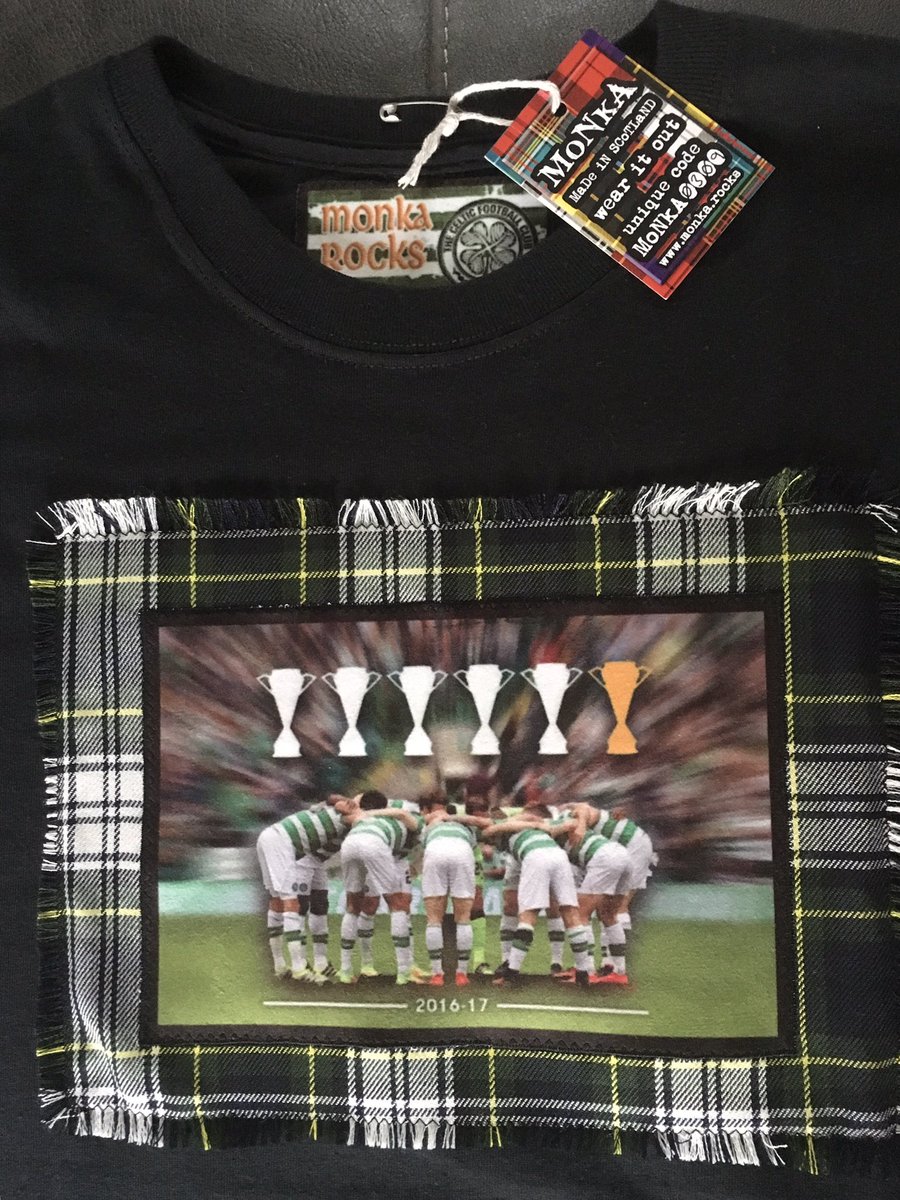 TaRtAnMoNkA's tweet photo. Custom made Celtic FC Invincibles 2017 tee shirt by MoNkARoCkS :) #CelticFC #madeinscotland #handmade #MoNkARoCkS #Monka #cooltshirt https://t.co/k0noYDZ2Px