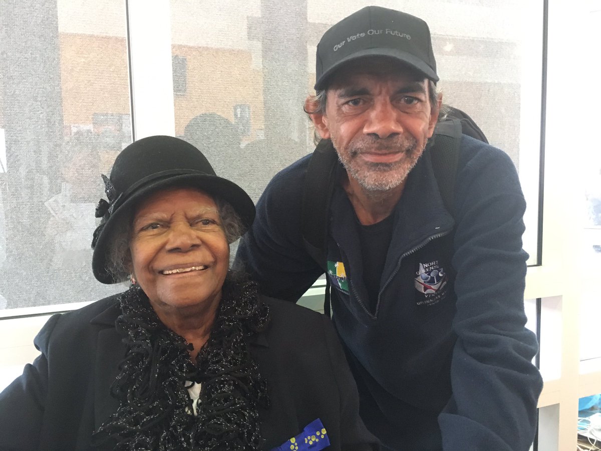 malerajustice's tweet photo. Aunty Bonita Mabo with nephew James #NTC17 #MABO25 https://t.co/pRw3zgFEJ0