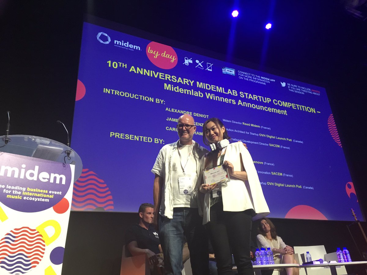 OVHcloudStartup's tweet image. Congratulations winners of #midemlab 🏆 @VINCIHearable @truelinked 
@humonapp
@soundcharts #midem2017 #midem