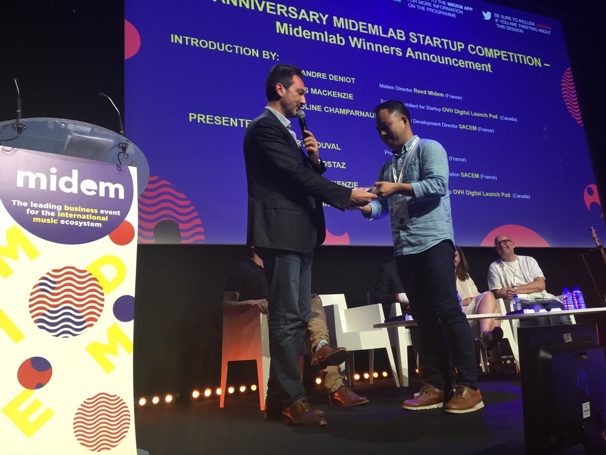 OVHcloudStartup's tweet image. Congratulations winners of #midemlab 🏆 @VINCIHearable @truelinked 
@humonapp
@soundcharts #midem2017 #midem