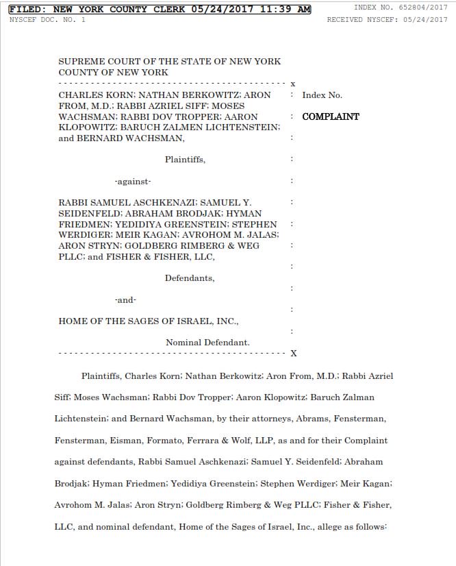 New developments in a bruising and strange litigation battle over an obscure Lower East Side synagogue: bit.ly/2sTb1WB