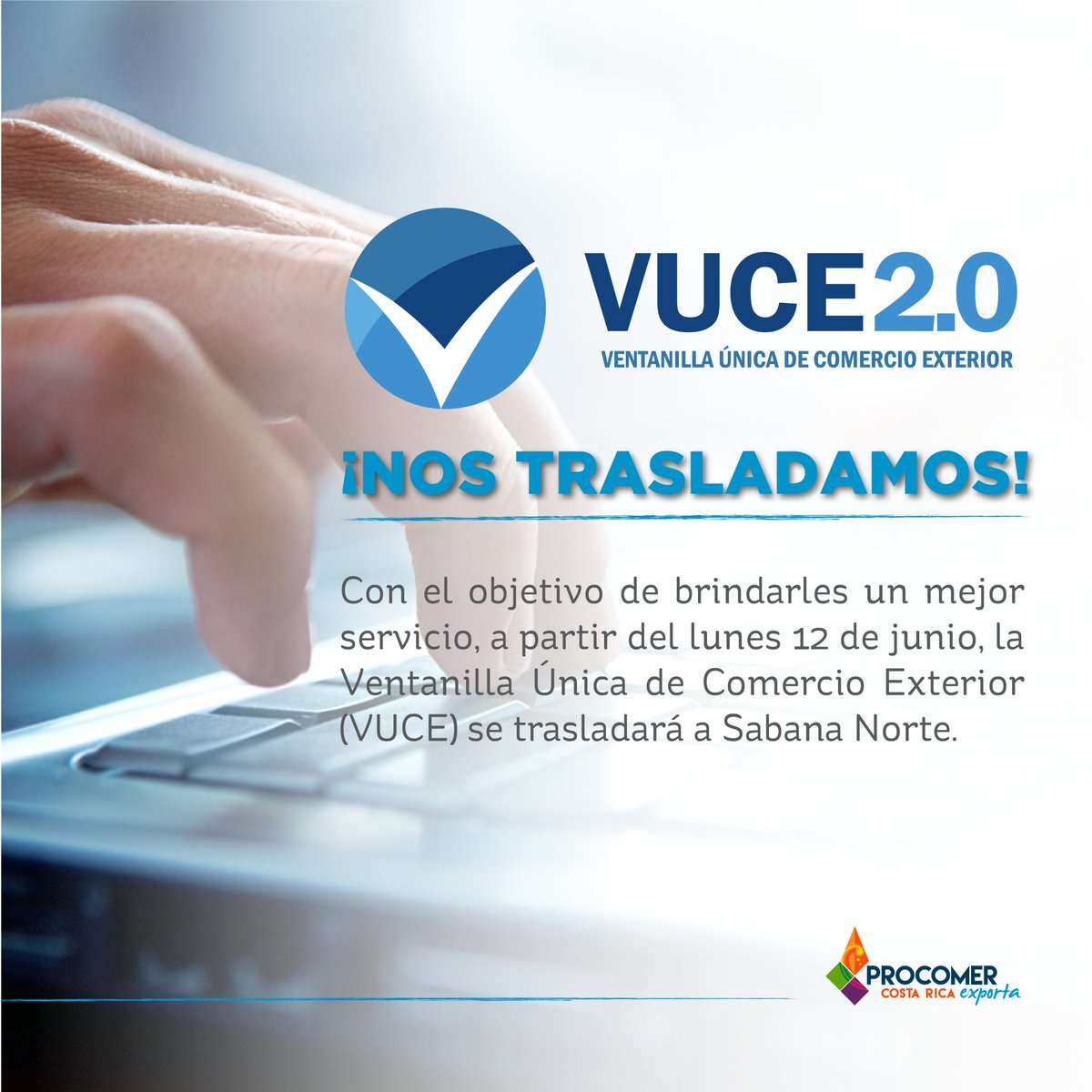 Procomer_CR's tweet image. #Atención El traslado se realizará el viernes 9 de junio. Conozca el horario especial para ese día en Facebook. Más información: 2505-4811