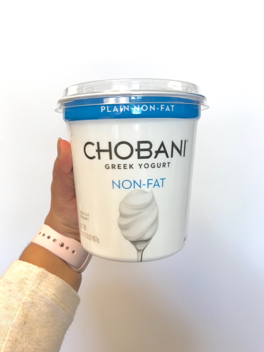 Boost the protein in your smoothies with a spoonful of <a href="/Chobani/">Chobani</a> non-fat yogurt #wellnesswednesday