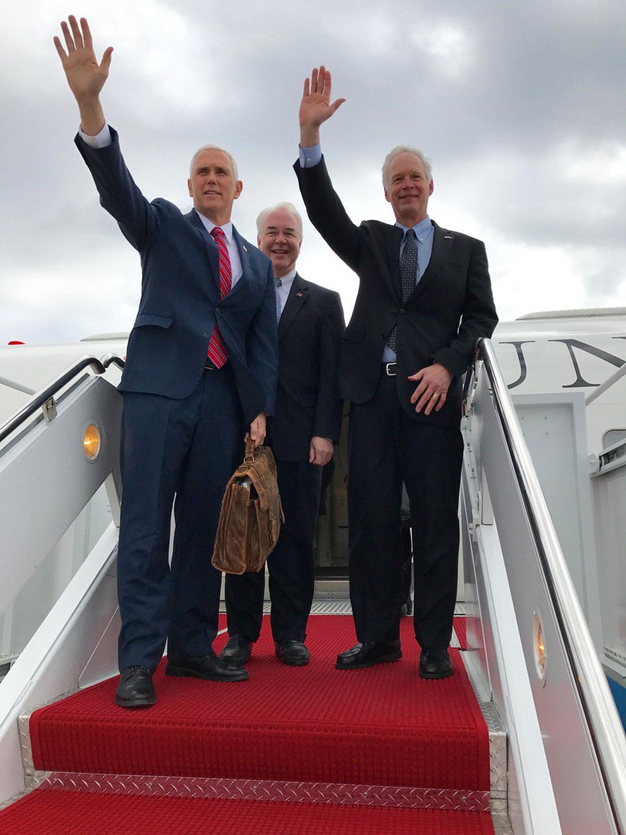 SenRonJohnson's tweet image. Wishing @VP a very happy birthday today!