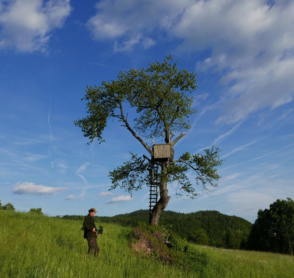 Luckely we found a highseat😇🎬🎥😰 #nothingescapesyou #fieldsports #bluesky #hunting #roebuckseason2017 #huntsonfilm #specialmoments #leicadlux