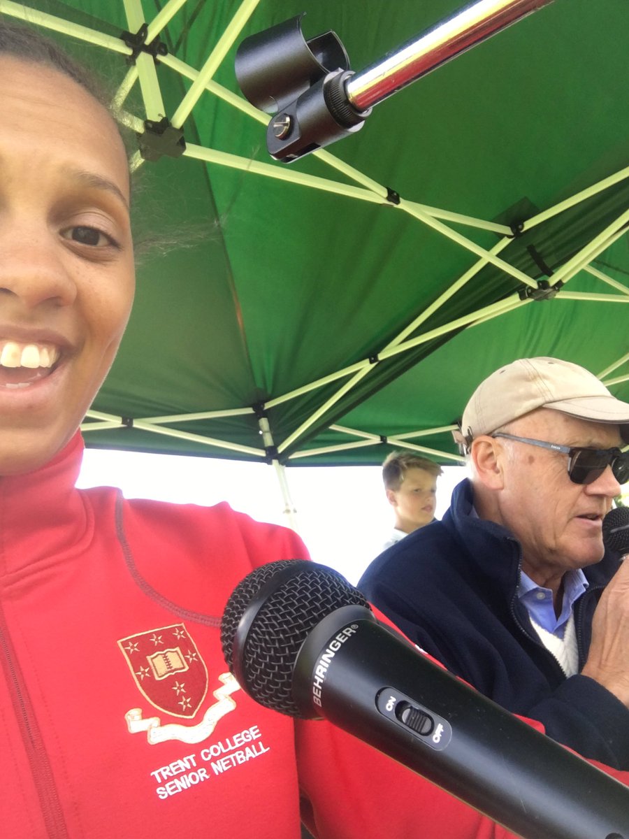 MrsNichollsPE's tweet photo. Y7&amp;8 Sports Day. I got the best job.. co-host to the legend that is David Mitchell #Madeit https://t.co/4sMHWLHqtj