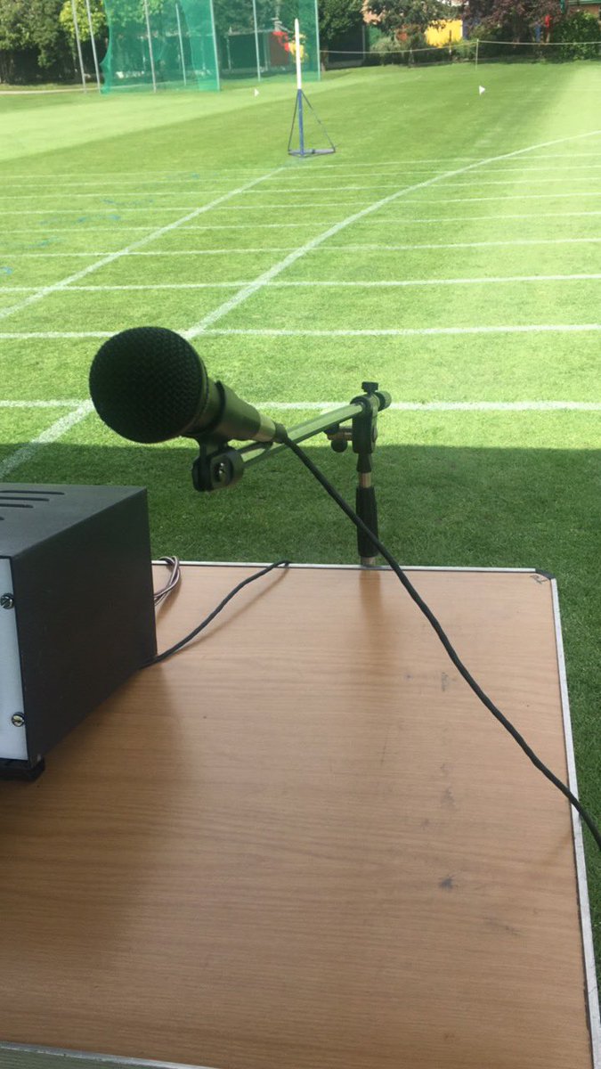 MrsNichollsPE's tweet photo. Y7&amp;8 Sports Day. I got the best job.. co-host to the legend that is David Mitchell #Madeit https://t.co/4sMHWLHqtj