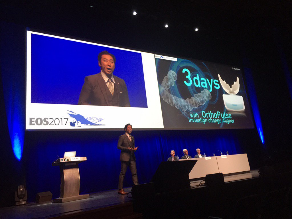 Dr. Kenji Ojima presenting at the #EOS2017!