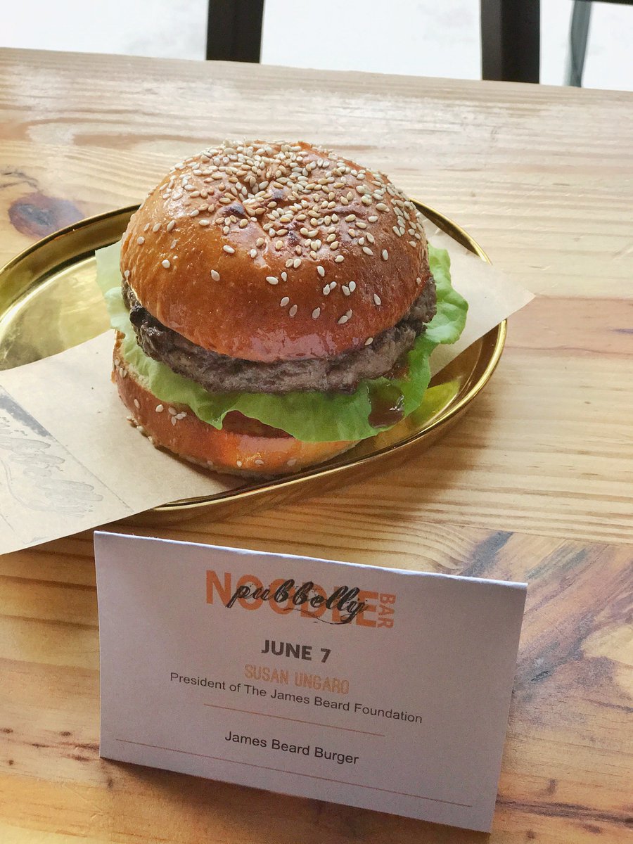 .<a href="/SusanUngaro/">Susan Ungaro</a>'s Beard–inspired burger is a guest burger <a href="/pubbelly/">Pubbelly</a>! See the #pbburger roster: bit.ly/2sT2uTG #BlendedBurgerProject