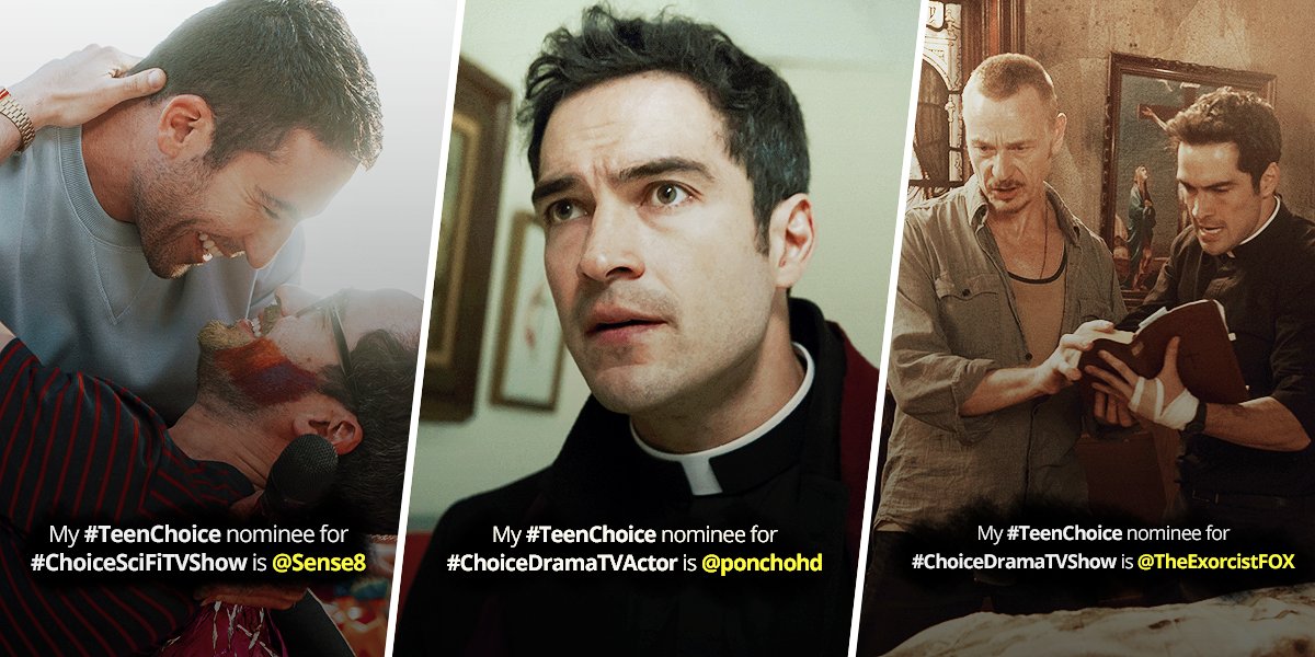 AHUniversal's tweet photo. #TeenChoice
-Sci-Fi/Fantasy: https://t.co/szRVwI8PQR 
-TV Show Drama: https://t.co/7c7W1wxEQn 
-TV Actor Drama: https://t.co/N1zfTBIbta https://t.co/MO4cELHBdo