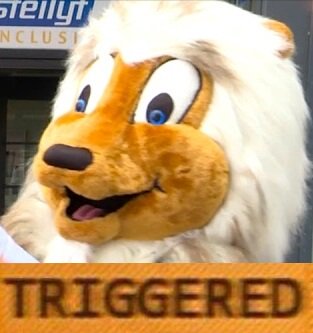 Limppumies's tweet photo. #triggeröityminen goes #poliisileijona
 #poliisitapaus #meme #triggered #kivapuhe #vihapuhe https://t.co/JMXTqMlC03